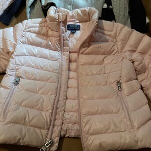 Polo by Ralph Lauren Kids Light Pink Puffer Jacket
